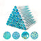 Reusable Eyelash Brush Tube 40pcs Diamond Wands Set Sparkling